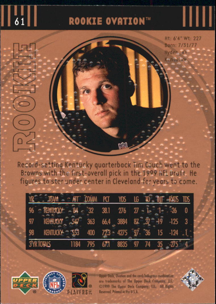 B3707- 1999 Upper Deck Ovation FB #s 1-90 +Inserts -You Pick- 15+ FREE US SHIP - Picture 123 of 195