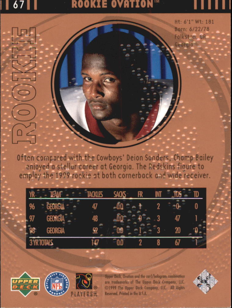 B3707- 1999 Upper Deck Ovation FB #s 1-90 +Inserts -You Pick- 15+ FREE US SHIP - Picture 135 of 195