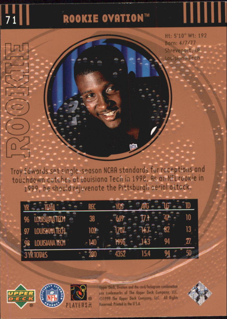 B3707- 1999 Upper Deck Ovation FB #s 1-90 +Inserts -You Pick- 15+ FREE US SHIP - Picture 141 of 195