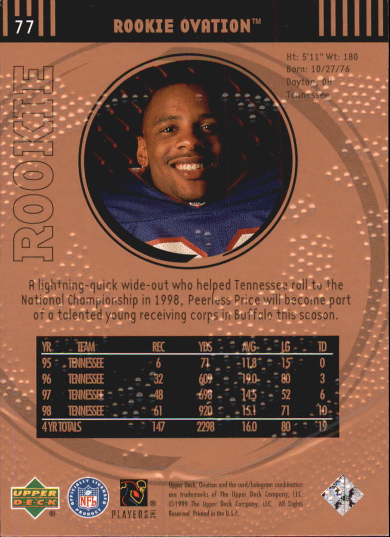 B3707- 1999 Upper Deck Ovation FB #s 1-90 +Inserts -You Pick- 15+ FREE US SHIP - Picture 153 of 195