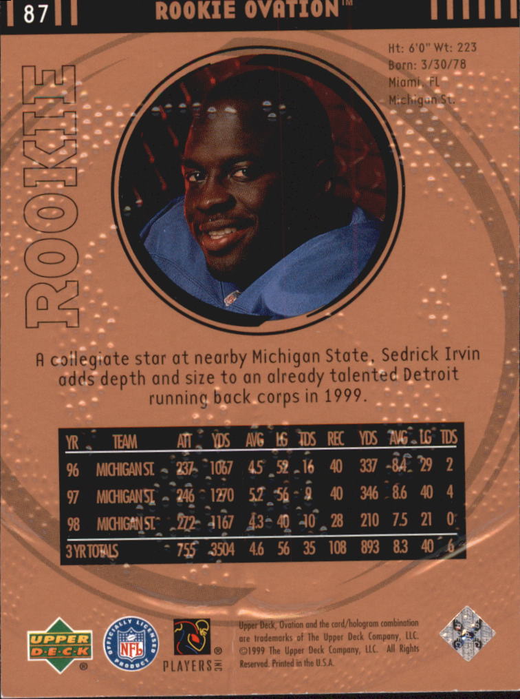 B3707- 1999 Upper Deck Ovation FB #s 1-90 +Inserts -You Pick- 15+ FREE US SHIP - Picture 173 of 195