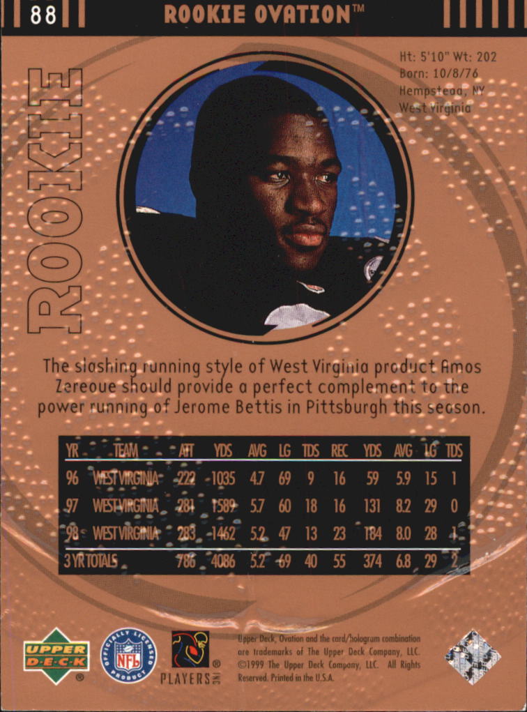 B3707- 1999 Upper Deck Ovation FB #s 1-90 +Inserts -You Pick- 15+ FREE US SHIP - Picture 175 of 195