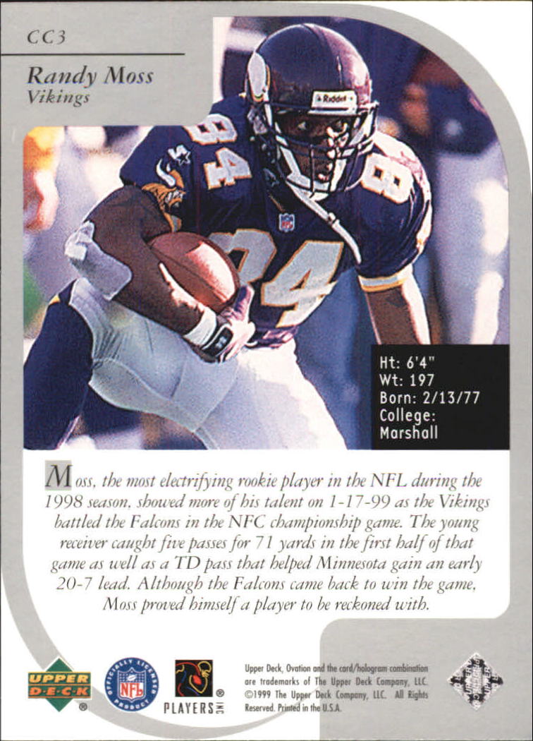 B3707- 1999 Upper Deck Ovation FB #s 1-90 +Inserts -You Pick- 15+ FREE US SHIP - Picture 183 of 195