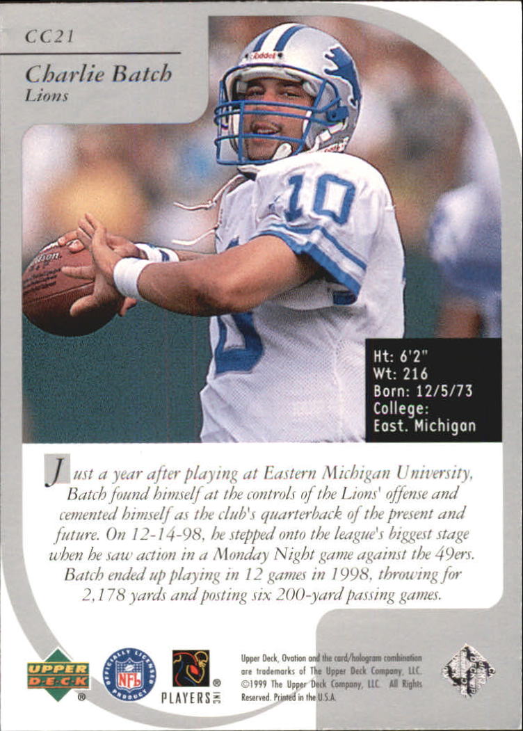 B3707- 1999 Upper Deck Ovation FB #s 1-90 +Inserts -You Pick- 15+ FREE US SHIP - Picture 189 of 195