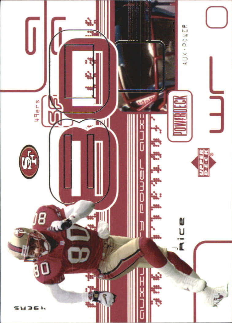 1999 Upper Deck PowerDeck Auxiliary #AUX12 Jerry Rice