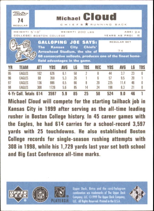 A7636- 1999 Upper Deck Retro FB #s 1-165 +Inserts -You Pick- 15+ FREE US SHIP - Picture 233 of 330