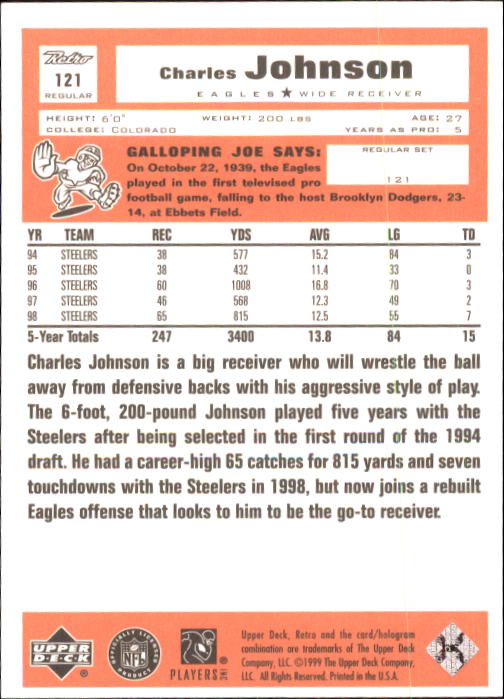 A7636- 1999 Upper Deck Retro FB #s 1-165 +Inserts -You Pick- 15+ FREE US SHIP - Picture 89 of 330
