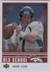 1999 Upper Deck Retro Old School/New School #ON8 John Elway/Peyton Manning
