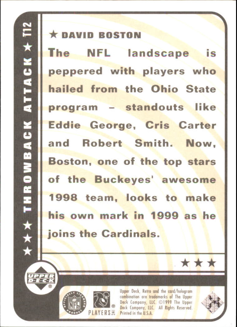A7636- 1999 Upper Deck Retro FB #s 1-165 +Inserts -You Pick- 15+ FREE US SHIP - Picture 277 of 330