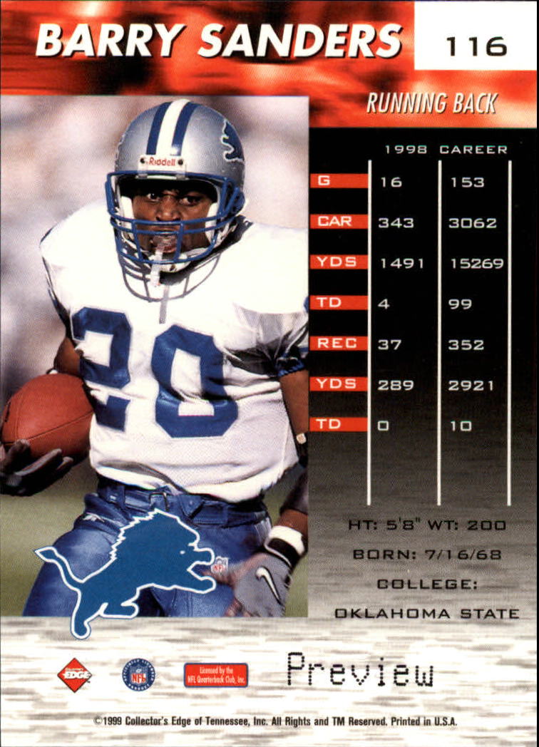 A7941- 1999 Collector's Edge Fury FB Assort Inserts -You Pick- 15+ FREE US SHIP - Picture 41 of 409