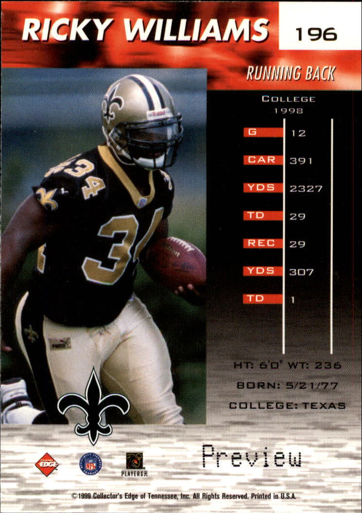 A7941- 1999 Collector's Edge Fury FB Assort Inserts -You Pick- 15+ FREE US SHIP - Picture 197 of 409