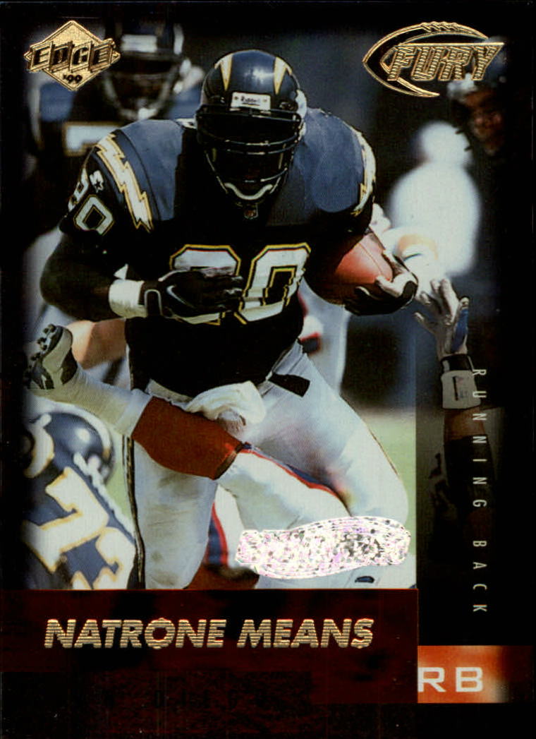 1999 Collector's Edge Fury Galvanized Previews #98 Natrone Means