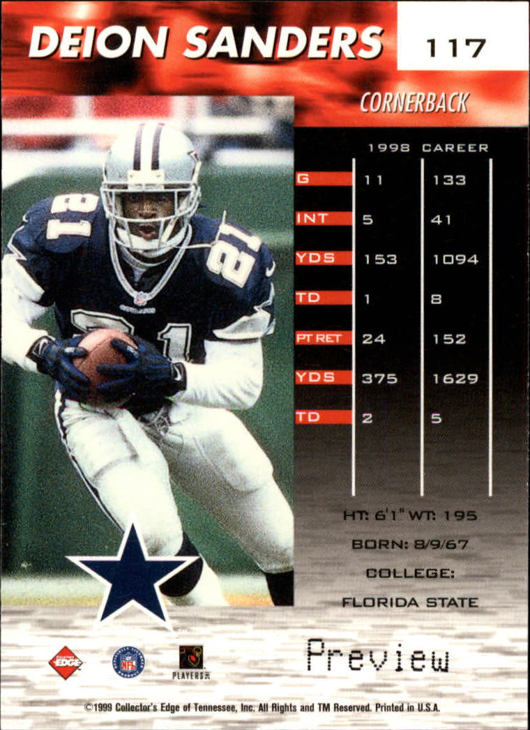 A7941- 1999 Collector's Edge Fury FB Assort Inserts -You Pick- 15+ FREE US SHIP - Picture 43 of 409