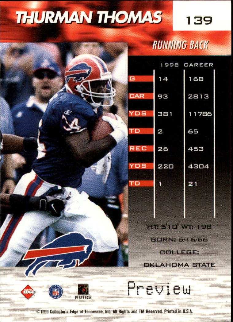 A7941- 1999 Collector's Edge Fury FB Assort Inserts -You Pick- 15+ FREE US SHIP - Picture 87 of 409