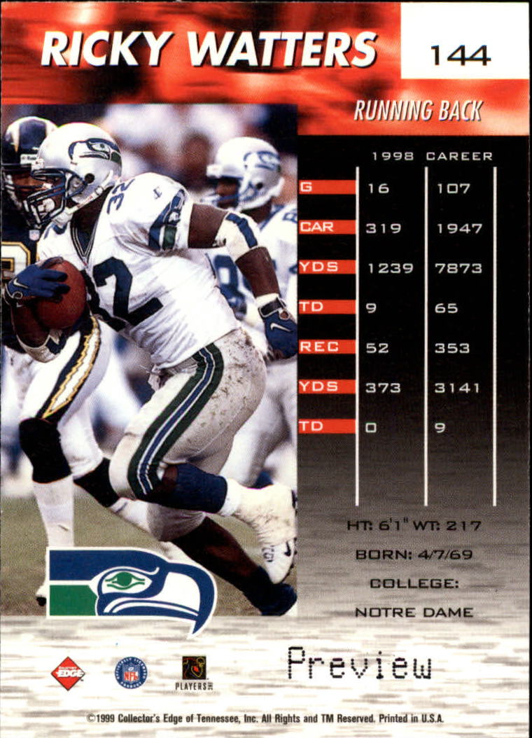 A7941- 1999 Collector's Edge Fury FB Assort Inserts -You Pick- 15+ FREE US SHIP - Picture 97 of 409