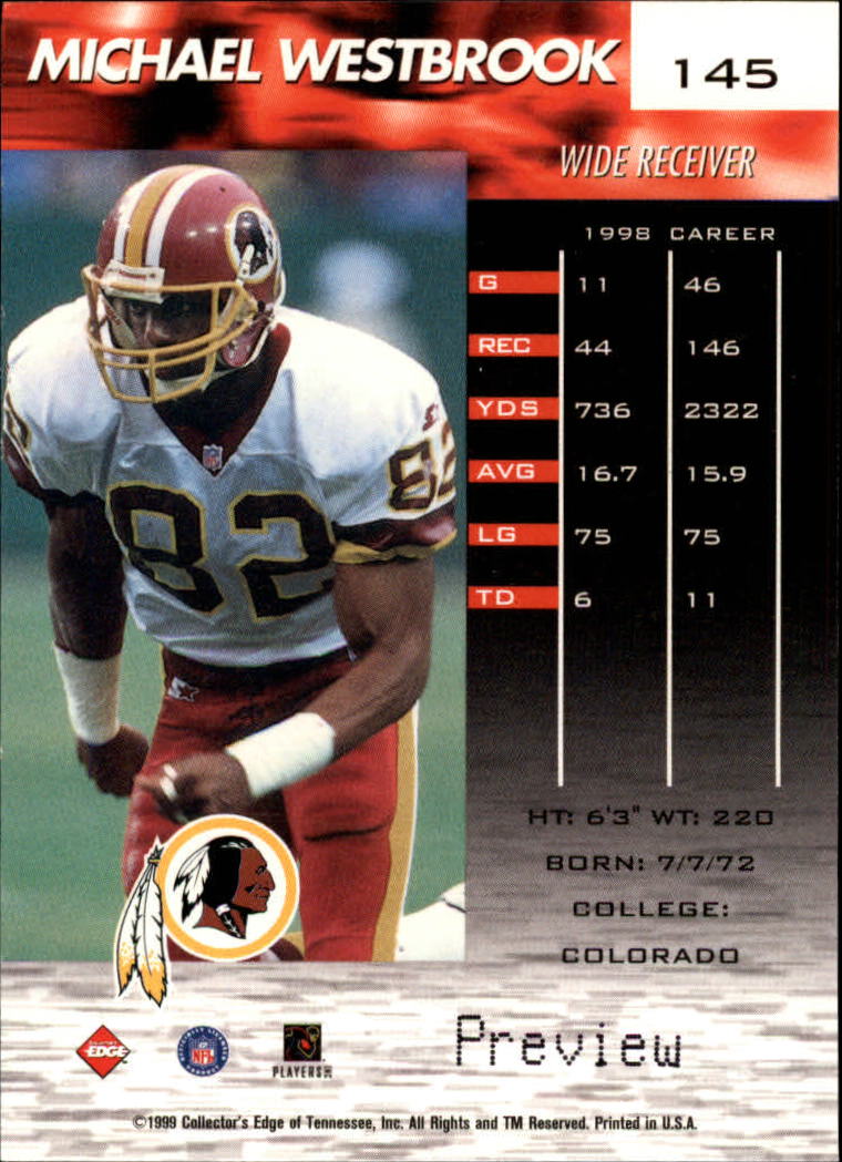 A7941- 1999 Collector's Edge Fury FB Assort Inserts -You Pick- 15+ FREE US SHIP - Picture 99 of 409