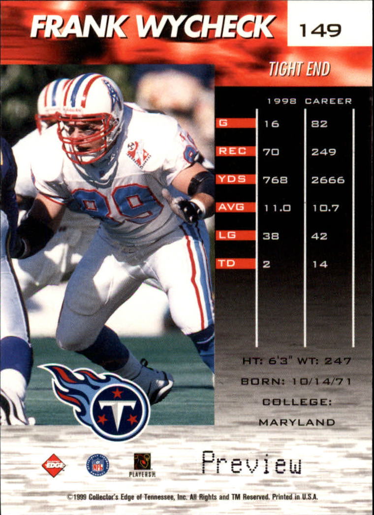 A7941- 1999 Collector's Edge Fury FB Assort Inserts -You Pick- 15+ FREE US SHIP - Picture 107 of 409