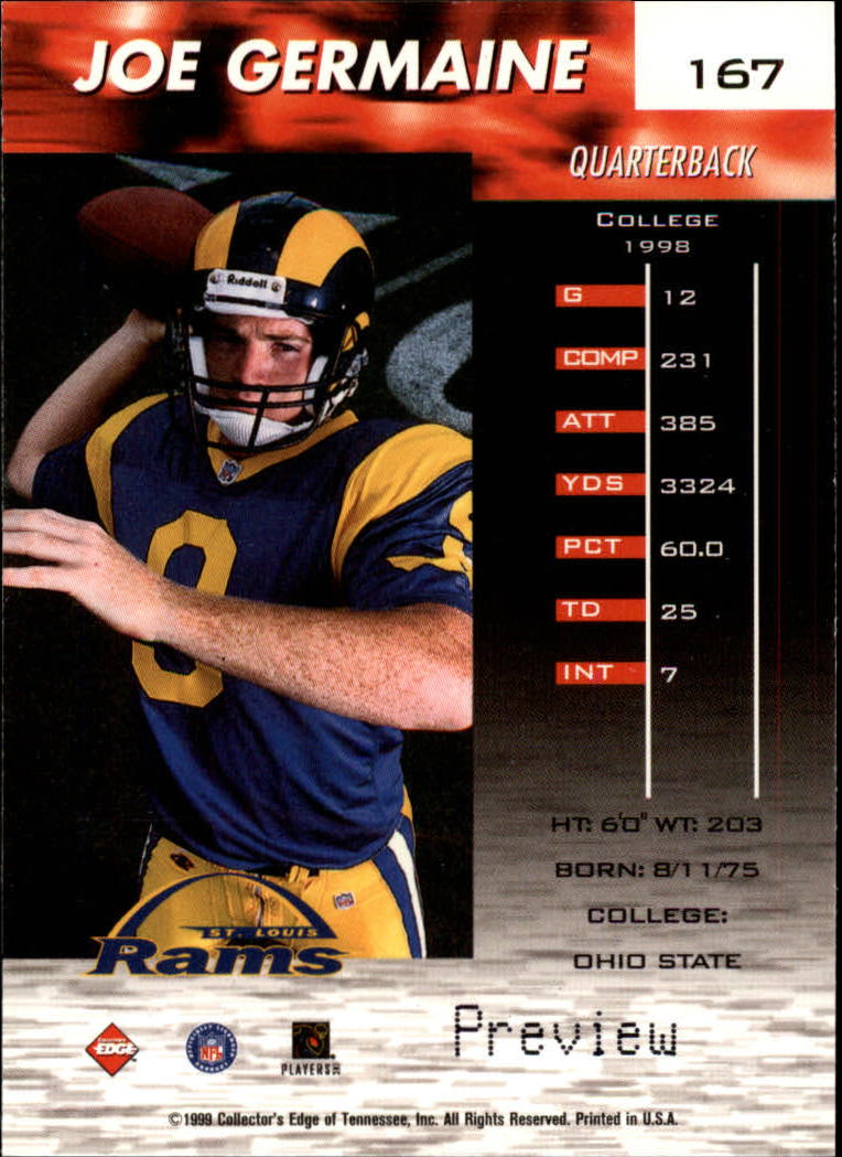 A7941- 1999 Collector's Edge Fury FB Assort Inserts -You Pick- 15+ FREE US SHIP - Picture 143 of 409