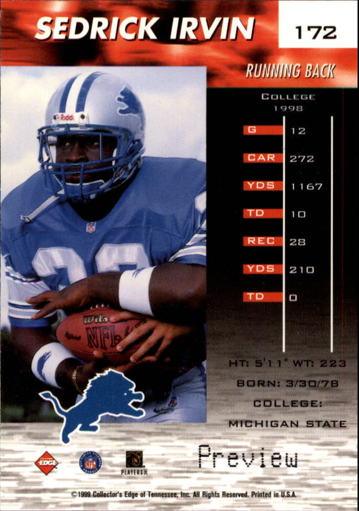 A7941- 1999 Collector's Edge Fury FB Assort Inserts -You Pick- 15+ FREE US SHIP - Picture 151 of 409