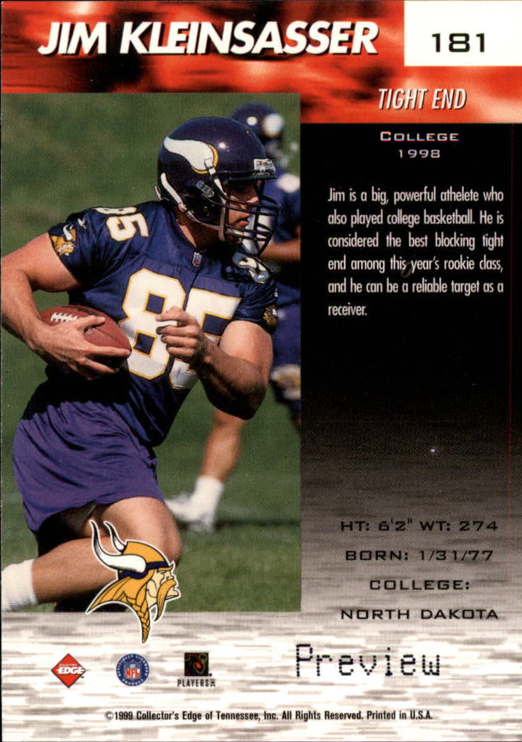 A7941- 1999 Collector's Edge Fury FB Assort Inserts -You Pick- 15+ FREE US SHIP - Picture 167 of 409