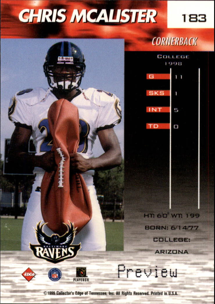 A7941- 1999 Collector's Edge Fury FB Assort Inserts -You Pick- 15+ FREE US SHIP - Picture 171 of 409