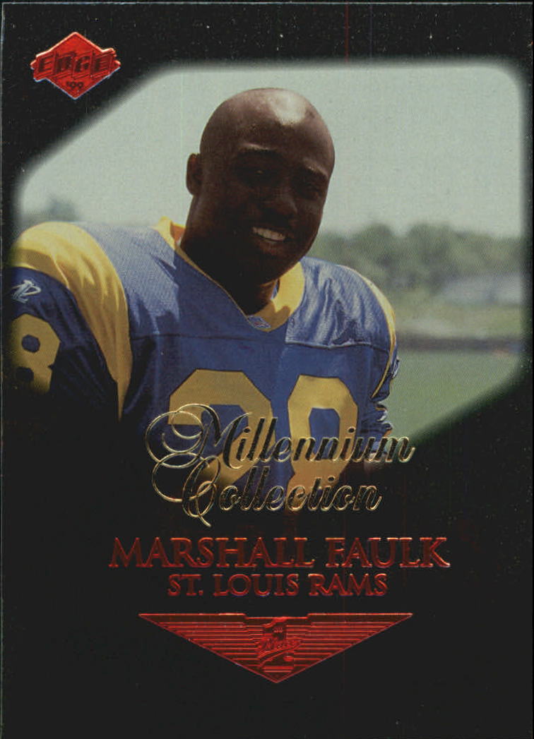 1999 Collector's Edge Millennium Collection First Place #121 Marshall Faulk