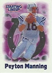 1999 Hasbro Starting Lineup Cards #20 Peyton Manning