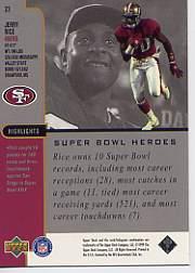 Jerry Rice 49ers 14x22 Custom Framed Super Bowl XXXIII