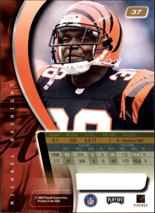 2000 Absolute #37 Michael Basnight back image