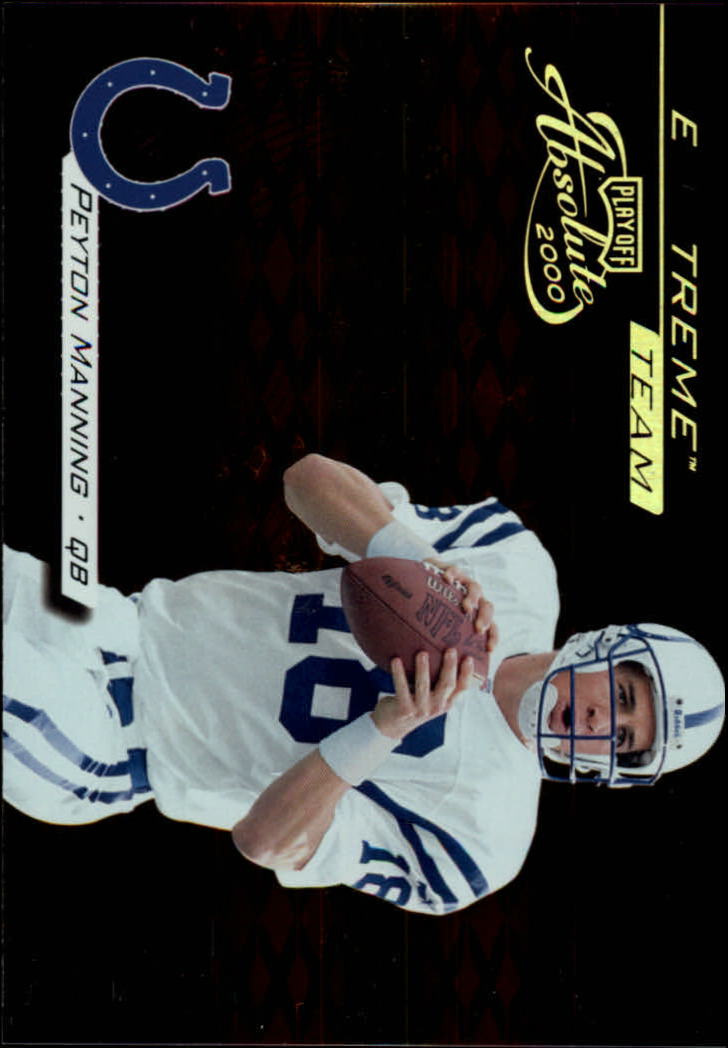2000 Absolute Extreme Team #XT5 Peyton Manning
