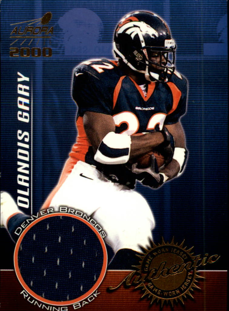 : Autograph Warehouse 639193 Mike Anderson Player Worn Jersey  Patch Football Card - Denver Broncos 2003 Upper Deck Deans List Honor Roll  - No.DLAN : Everything Else