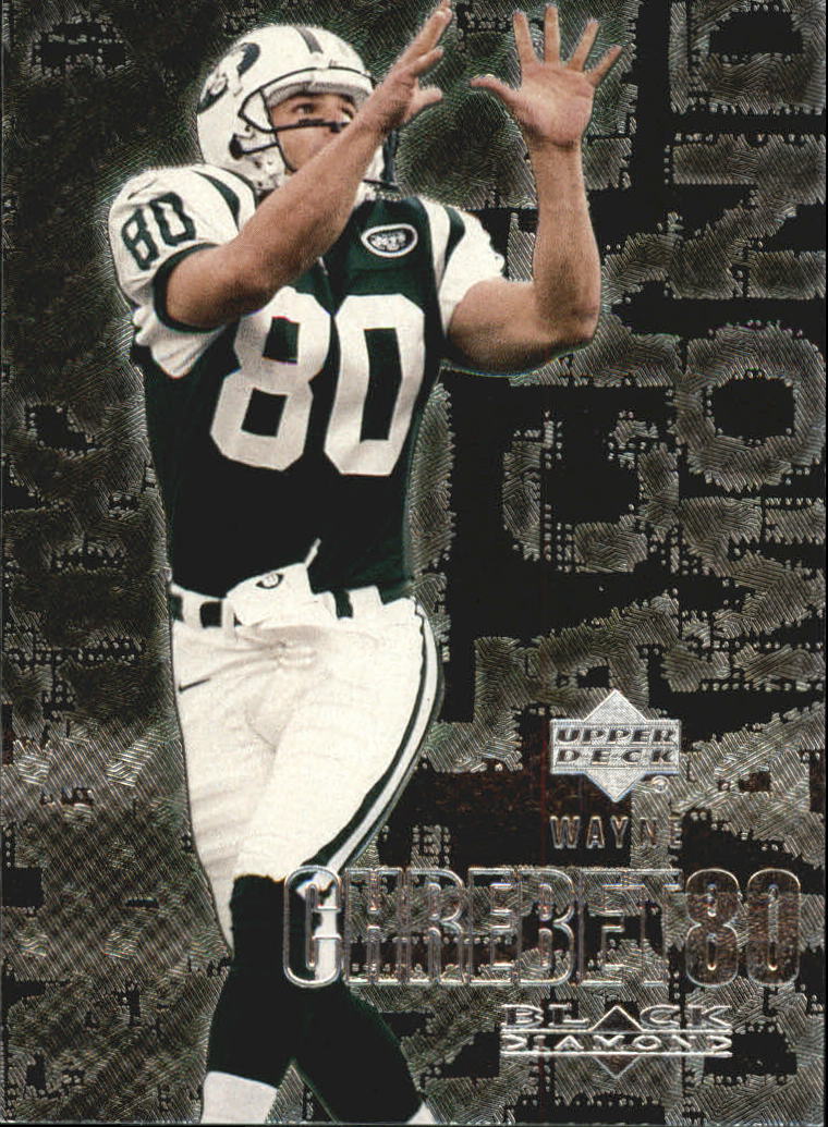 1997 Upper Deck Black Diamond Wayne Chrebet #87 New York Jets