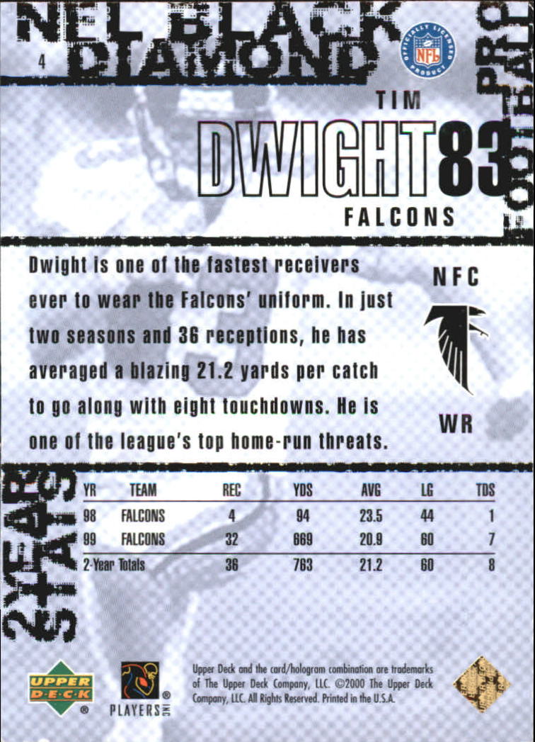 2000 Black Diamond (Upper Deck) Football "Gold" Parallel Cards - Picture 5 of 33
