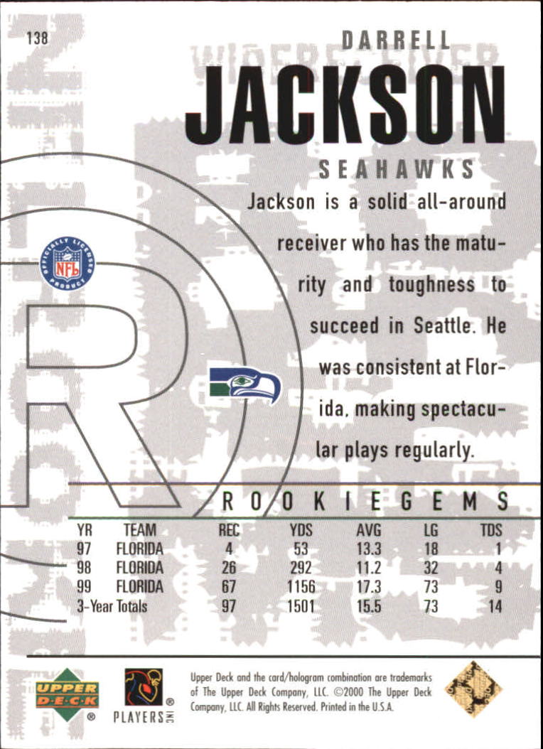 2000 Black Diamond (Upper Deck) Football "Gold" Parallel Cards - Picture 33 of 33