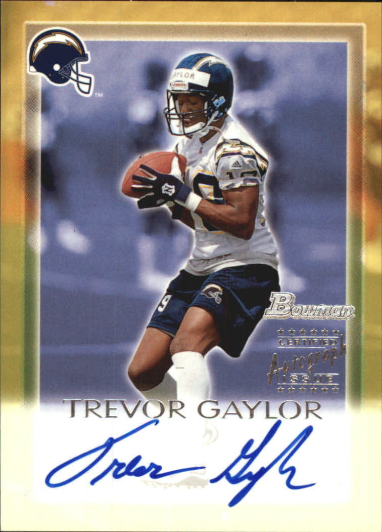 2000 Bowman Autographs #TG Trevor Gaylor S