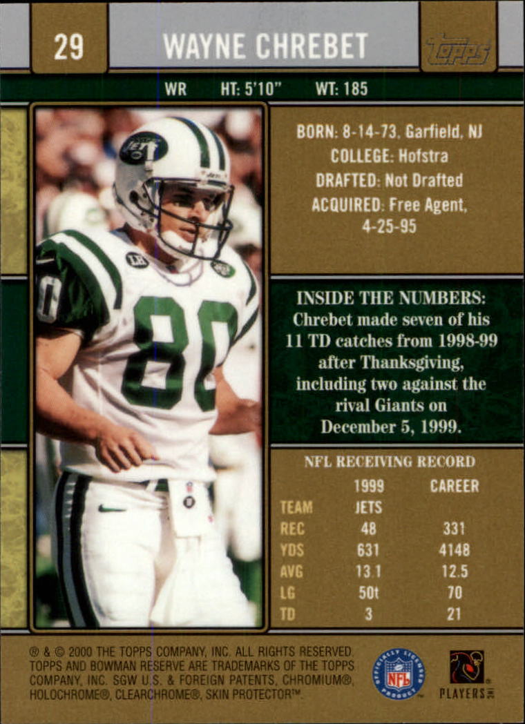 B2670- 2000 Bowman Reserve FB Cards 1-125 +Inserts -You Pick- 15+ FREE US SHIP - Picture 33 of 231