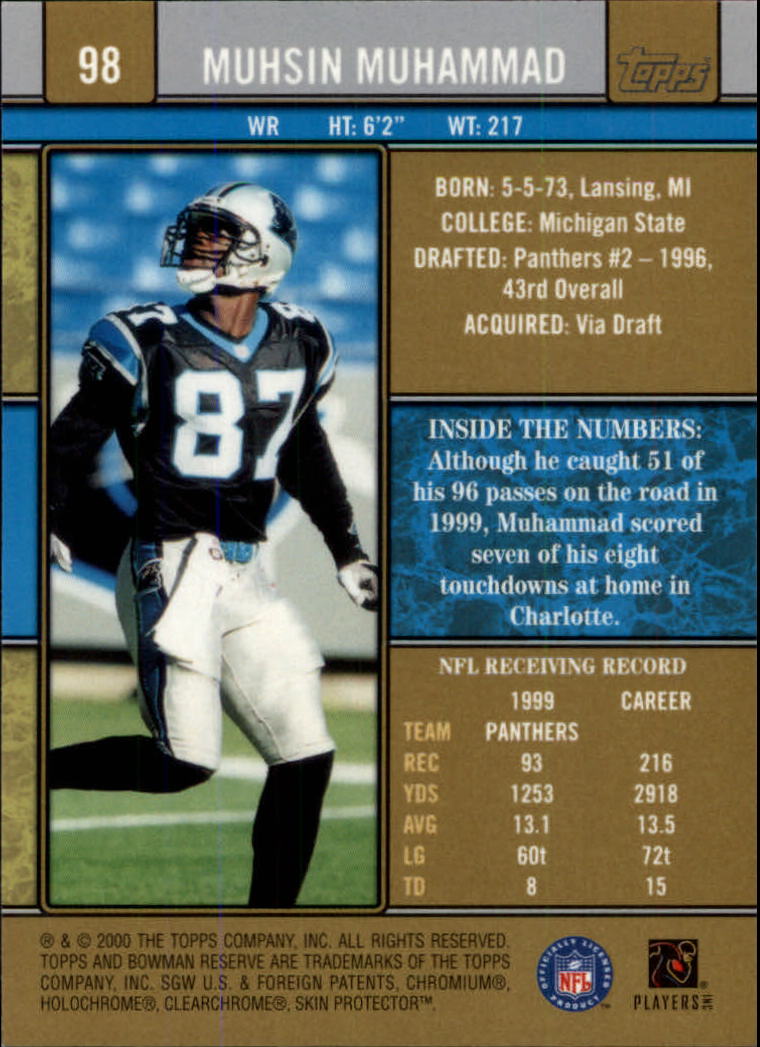 B2670- 2000 Bowman Reserve FB Cards 1-125 +Inserts -You Pick- 15+ FREE US SHIP - Picture 165 of 231