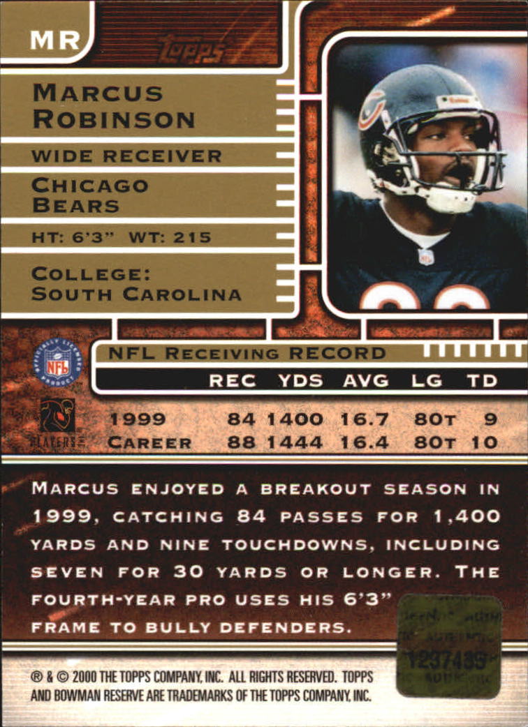 B2670- 2000 Bowman Reserve FB Cards 1-125 +Inserts -You Pick- 15+ FREE US SHIP - Picture 217 of 231