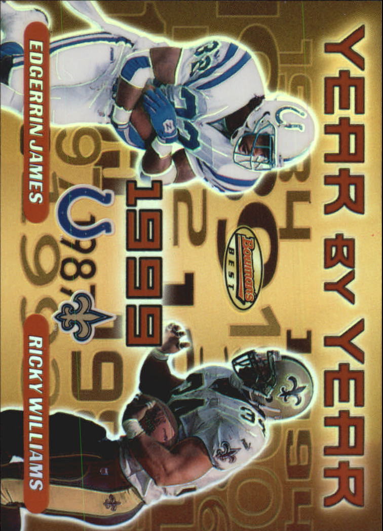 2000 Bowman's Best Year by Year #Y5 E.James/R.Williams