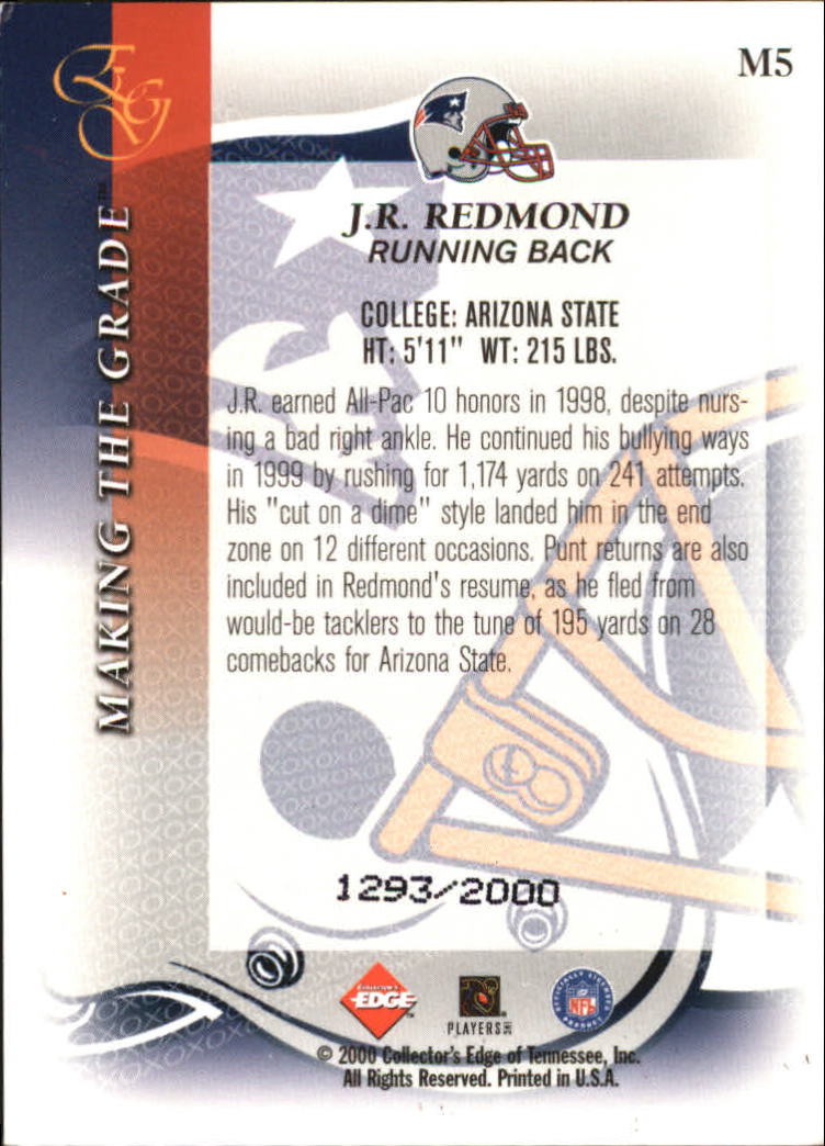 2000 Collector's Edge EG Football "Insert" Cards - Bild 11 von 17