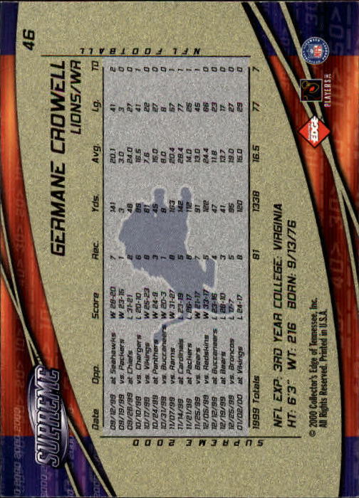 B1087- 2000 Collector's Ecke Supreme Fb + Einsätze -du Pick- 15 + Gratis US - Bild 91 von 321