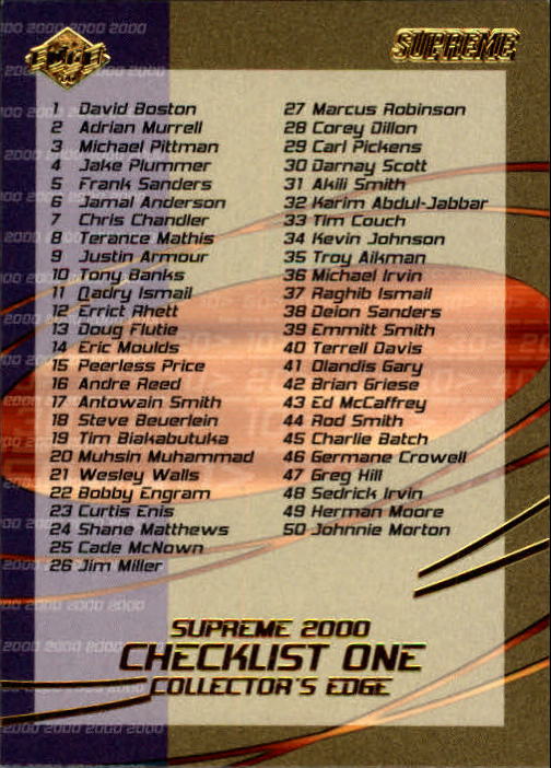 B1087- 2000 Collector's Ecke Supreme Fb + Einsätze -du Pick- 15 + Gratis US - Bild 296 von 321
