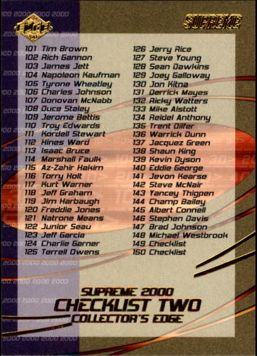 B1087- 2000 Collector's Ecke Supreme Fb + Einsätze -du Pick- 15 + Gratis US - Bild 298 von 321