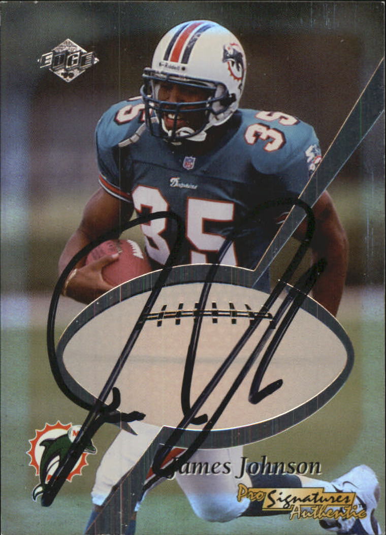 2000 Collector's Edge Supreme Pro Signature Authentics #JJ1 James Johnson/1450 Black