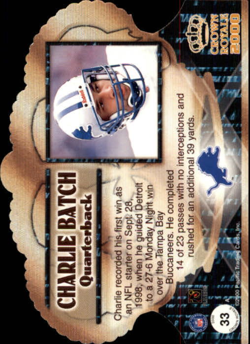 2000 Crown Royale (Pacific) Football "Main Set" Cards - Picture 25 of 111