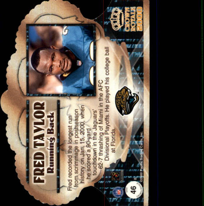2000 Crown Royale (Pacific) Football "Main Set" Cards - Picture 35 of 111