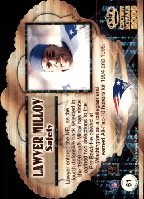 2000 Crown Royale (Pacific) Football "Main Set" Cards - Picture 49 of 111