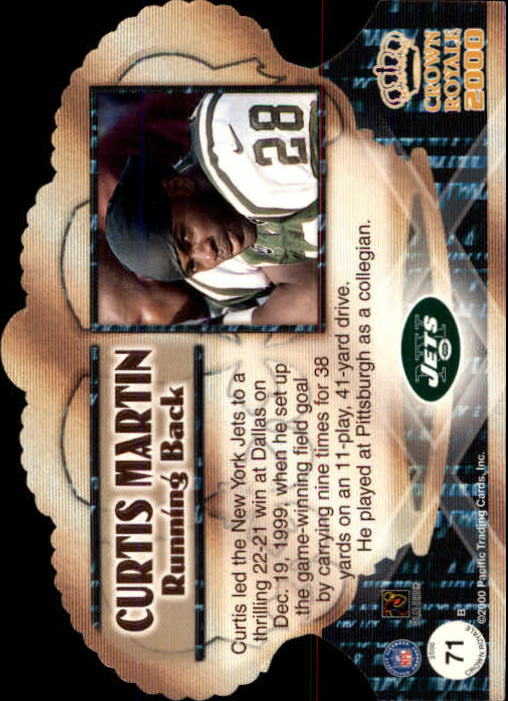 2000 Crown Royale (Pacific) Football "Main Set" Cards - Picture 65 of 111
