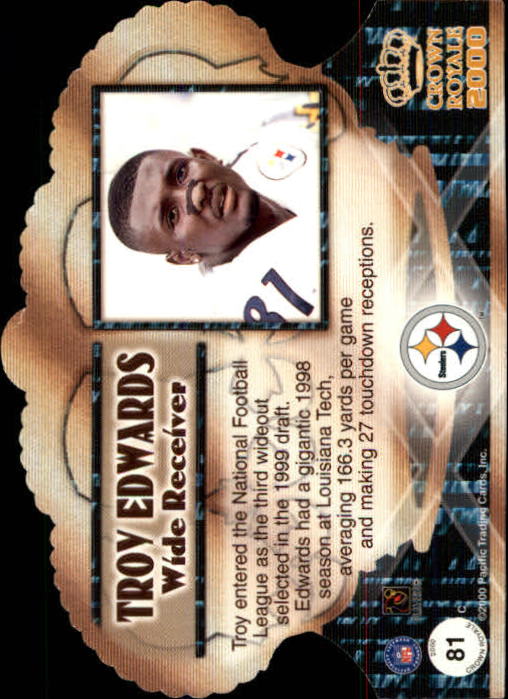 2000 Crown Royale (Pacific) Football "Main Set" Cards - Picture 73 of 111