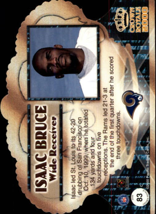2000 Crown Royale (Pacific) Football "Main Set" Cards - Picture 77 of 111
